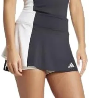 ADIDAS Women's Tennis Premium Skirt, White/Black, Large