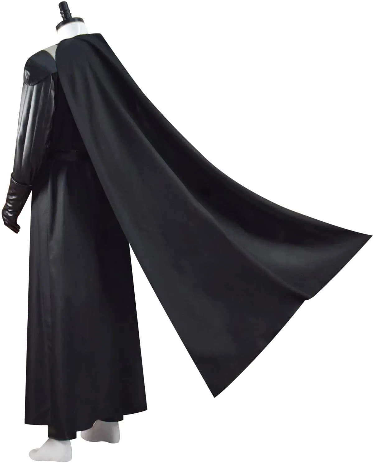 Adult Darth Cosplay Costume Suit Deluxe Vader Uniform Halloween Party Outfit Jumpsuit Cloak Full Set