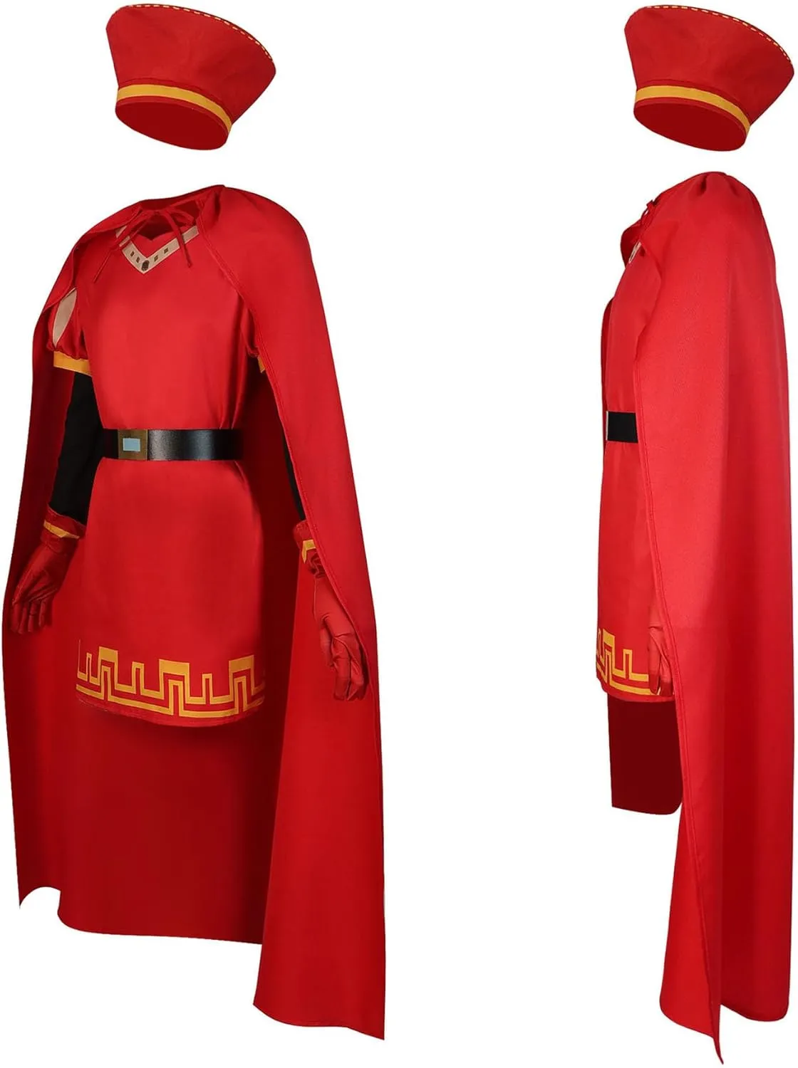 Adult Lord Farquaad Cosplay Costume With King Hat Cloak Robe Cape Halloween Carnival Fancy Outfit