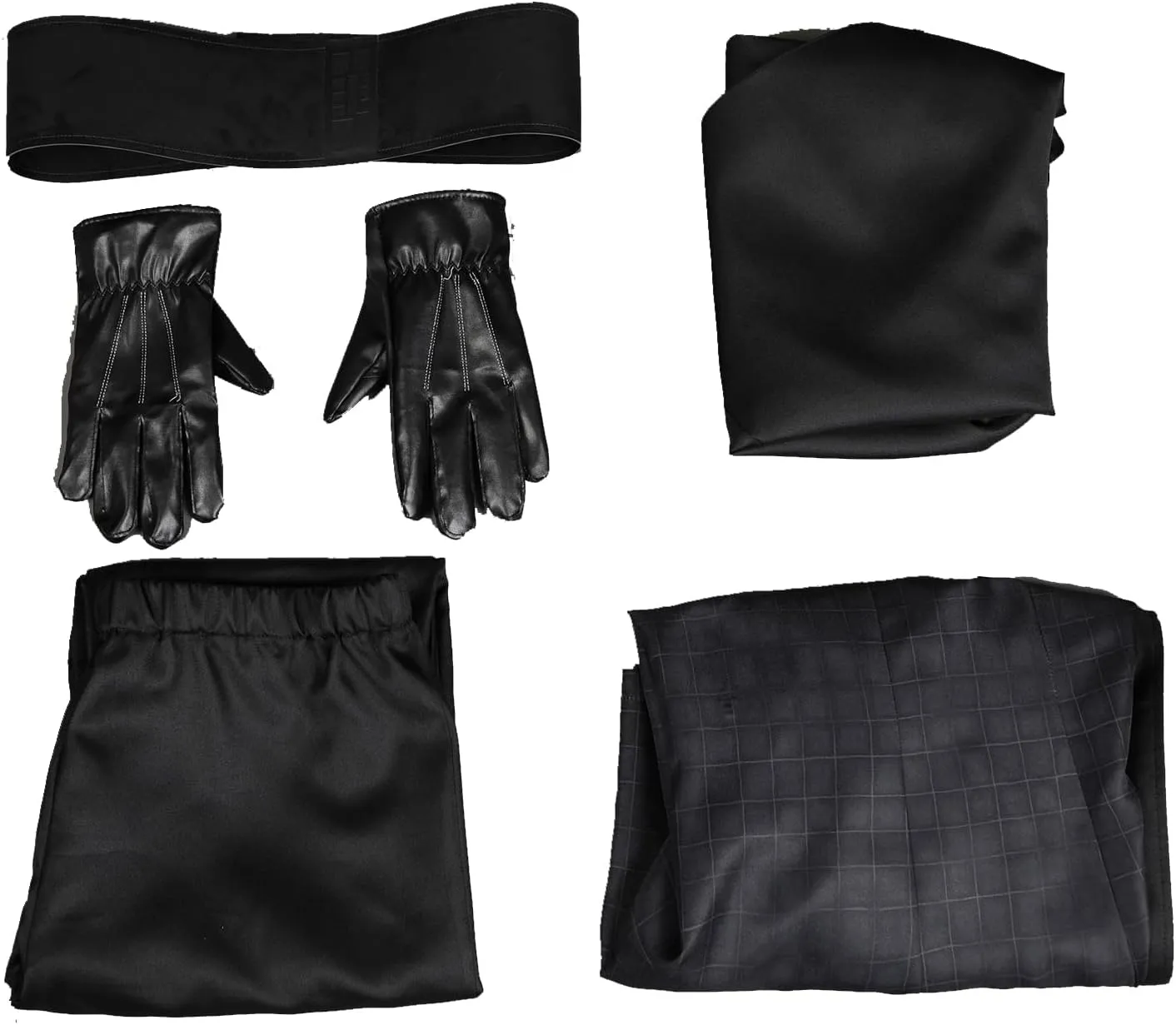Adult Men Kylo Ren Costume Tunic Pants with Black Cloak Halloween Cosplay Outfits