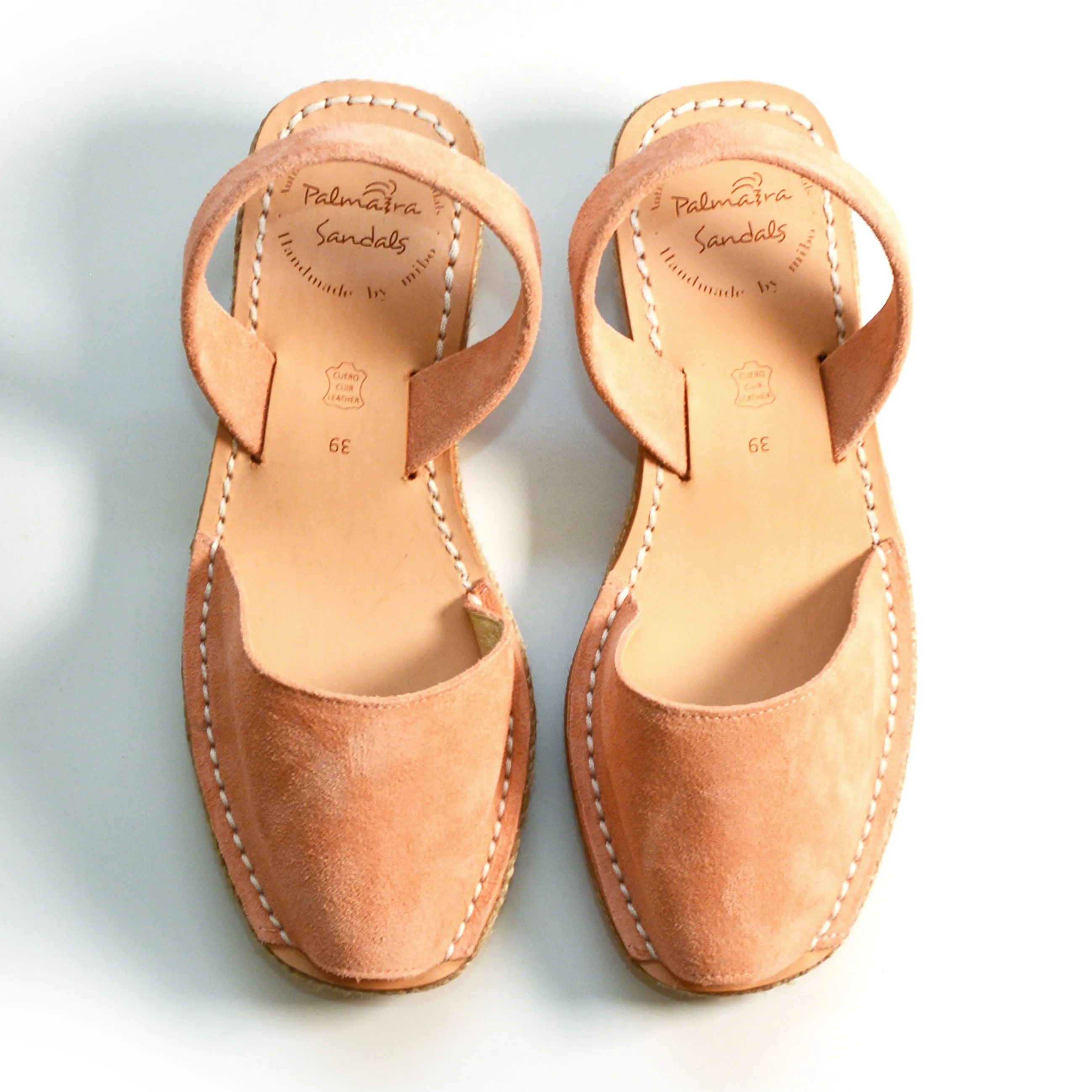 Blush Suede Low Espadrille Wedge