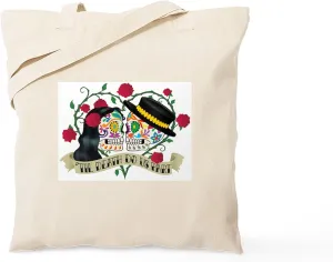 CafePress Day Of The Dead Wedding Tote Bag Natural Canvas Tote Bag, Reusable Shopping Bag