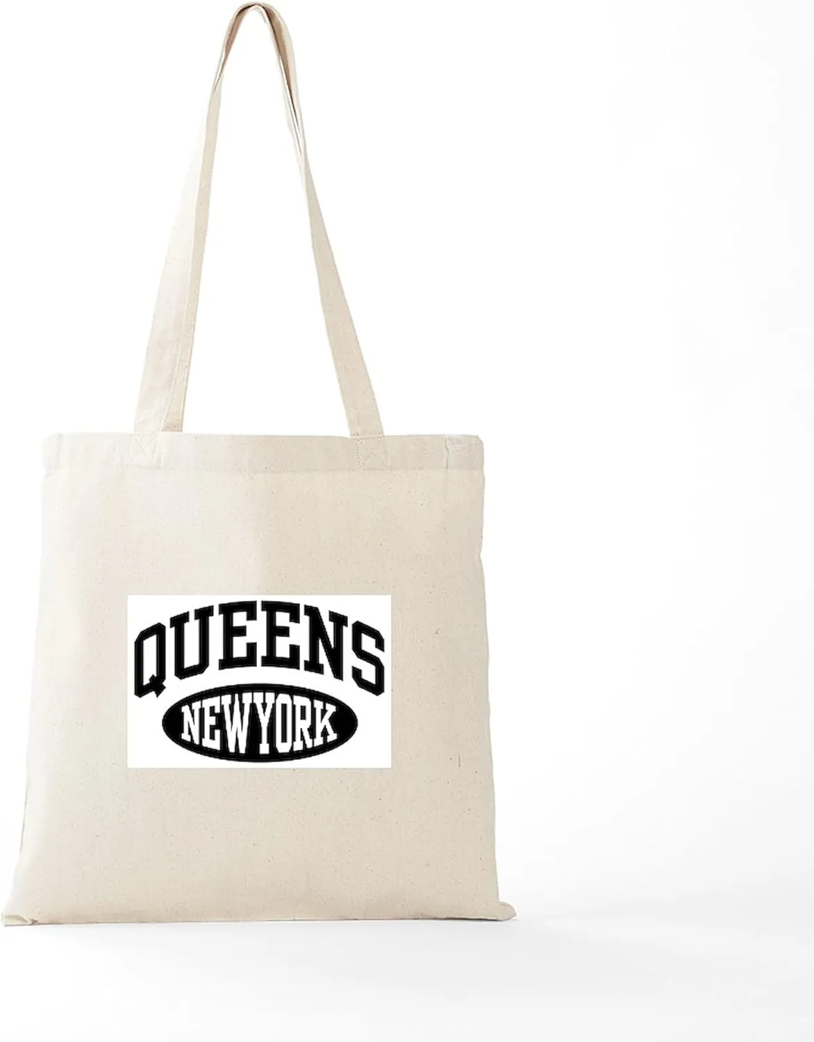 CafePress Queens New York Tote Bag Natural Canvas Tote Bag, Reusable Shopping Bag