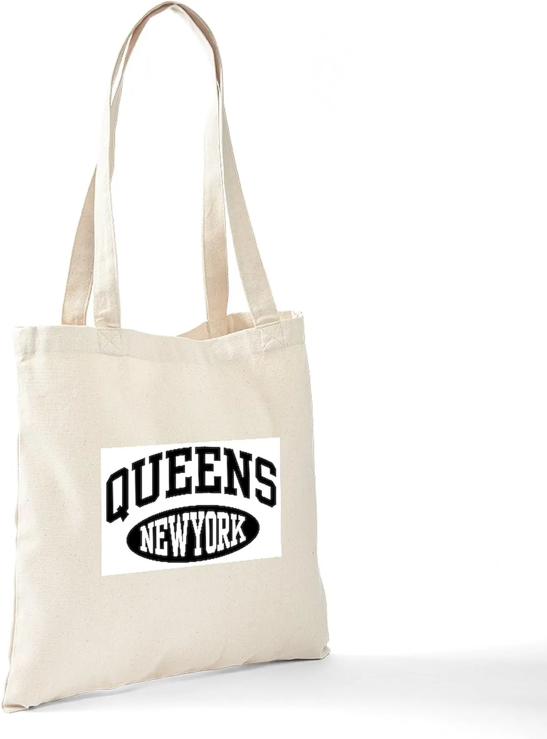 CafePress Queens New York Tote Bag Natural Canvas Tote Bag, Reusable Shopping Bag