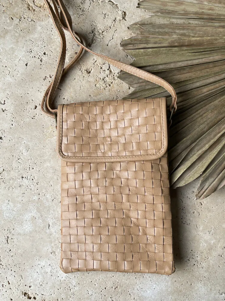 Canggu Phone Bag - Natural