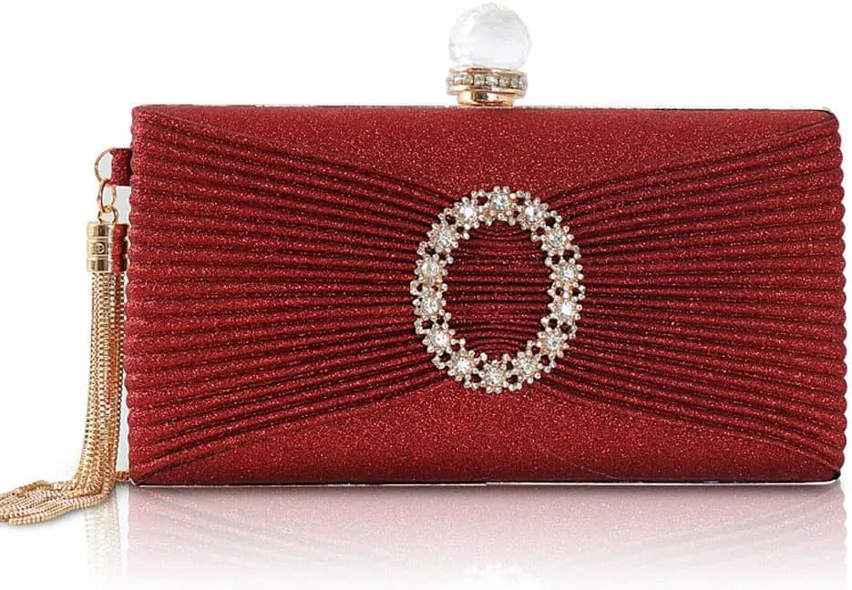 Clutch Bag Women Hand Bag Lady Shoulder Bag Evening Bags Clutches Purse Party Tassel Bag