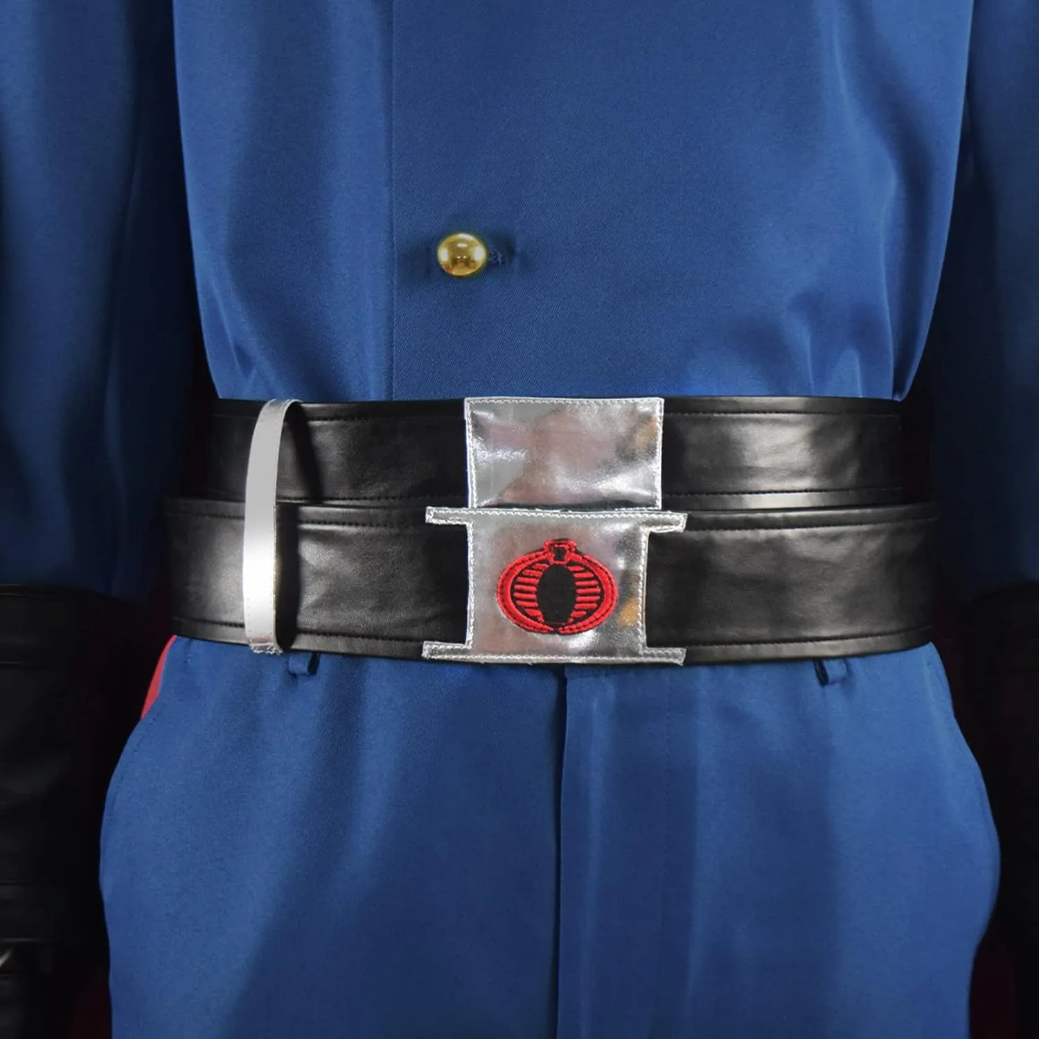 Cobra Commander Costume Blue Uniform With Cloak Cobra Commander Costume Outfits