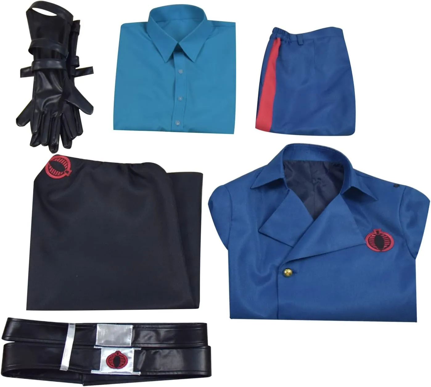 Cobra Commander Costume Blue Uniform With Cloak Cobra Commander Costume Outfits