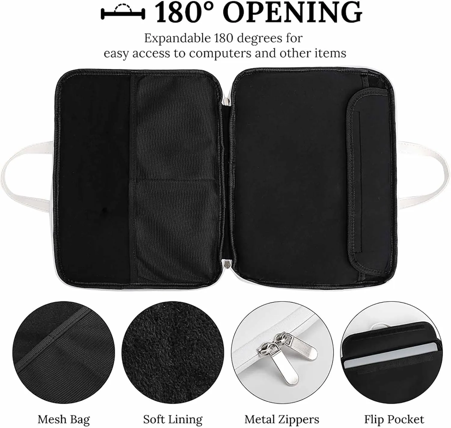 Colorful Hand Print Leather Bag Laptop Case Slim Water Resistant Computer Bags with Handle Briefcase for Work