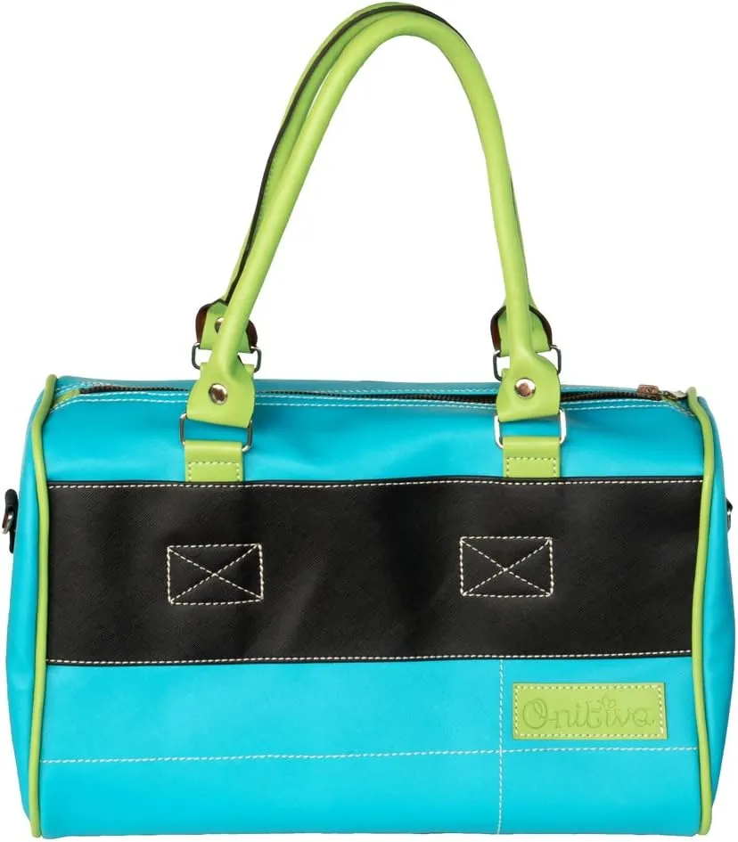 [Corn Mint] Onitiva Leatherette Double Handle Satchel Bag Handbag Purse