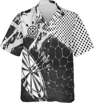 Darts Hawaiian Shirts for Men - Darts Lover Button Down Mens Shirts Short Sleeve Luau Beach Shirt