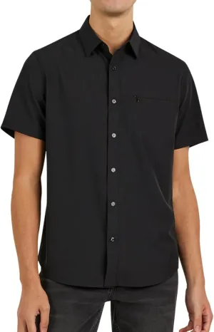 DKNY Mens Short Sleeve Button Down Shirts - Quick Dry Shirts for Men | Wrinkle Resist Stretch Mens Button Up Shirts