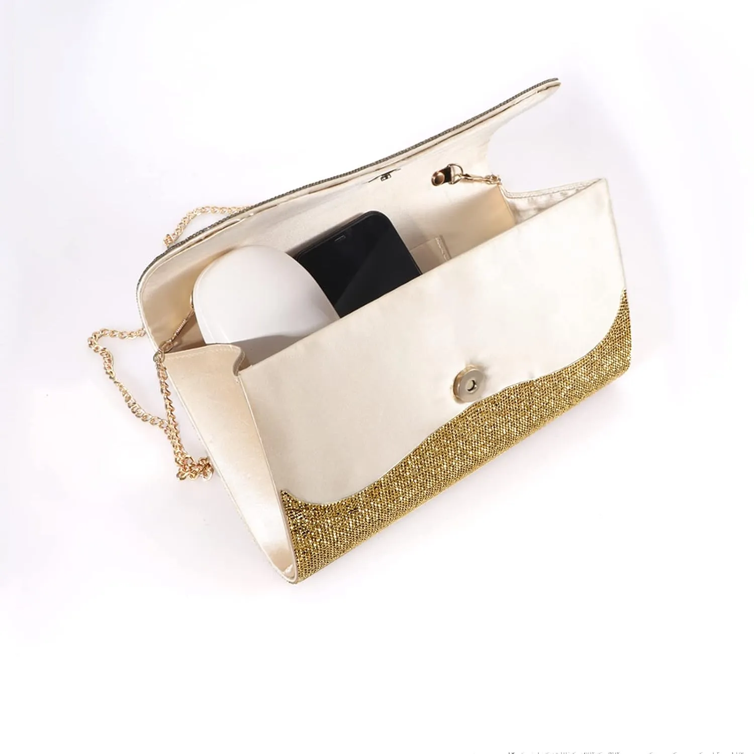 Envelope Prom Evening Bags and Clutches for Women Rhinestone Designer Purse Wedding Night Small Clutch Shoulder Bag
