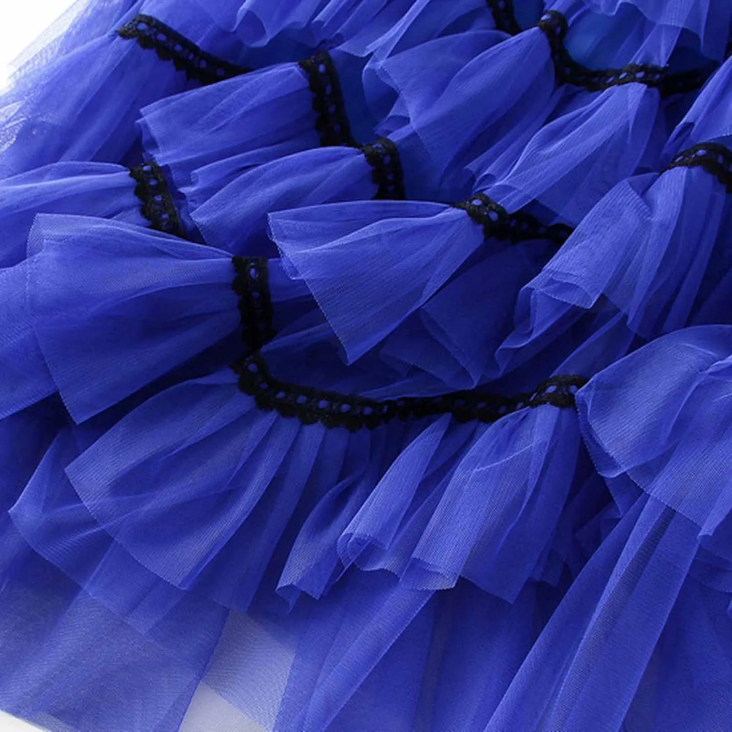 Fashion Skirts for Women 2024 Trendy Women Mid Length Skirt Dance Party A Line High Waisted Lace Tulle Tiered