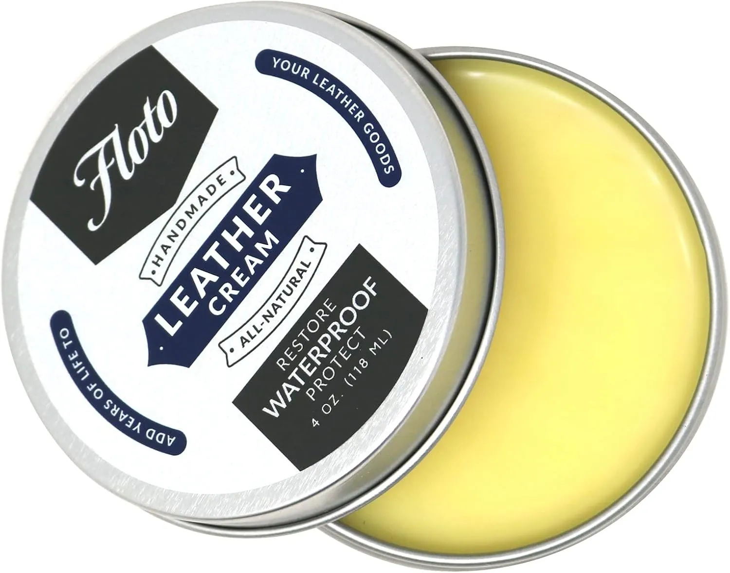 Floto Leather Cream Conditioner | Restore and Protect Bags | Natural BeesWax