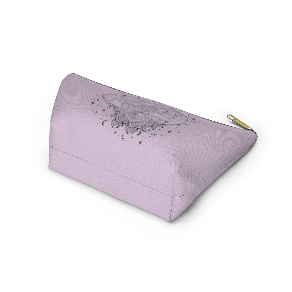 Gemini "Celestial Twins" Twin Goddesses Zodiac Astrology Accessory Pouch w T-bottom in Orchid