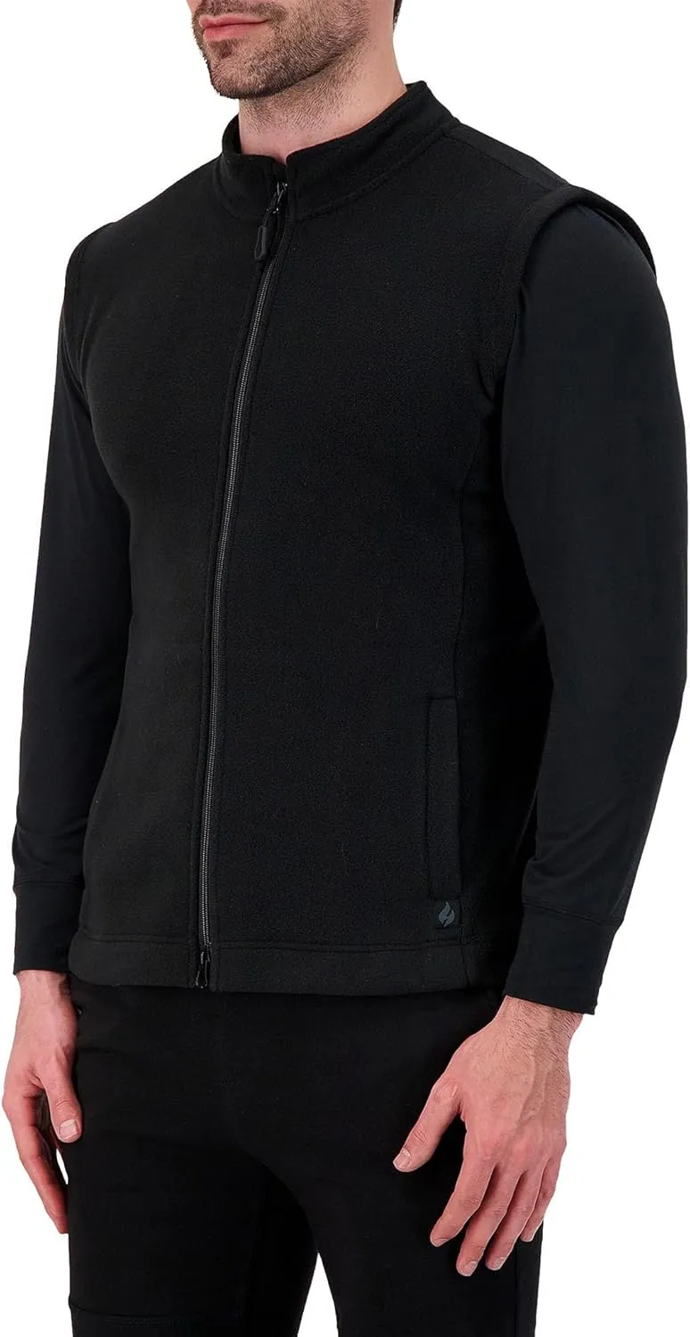 Heat Holders Men's ORIGINAL Zip Vest Black/S