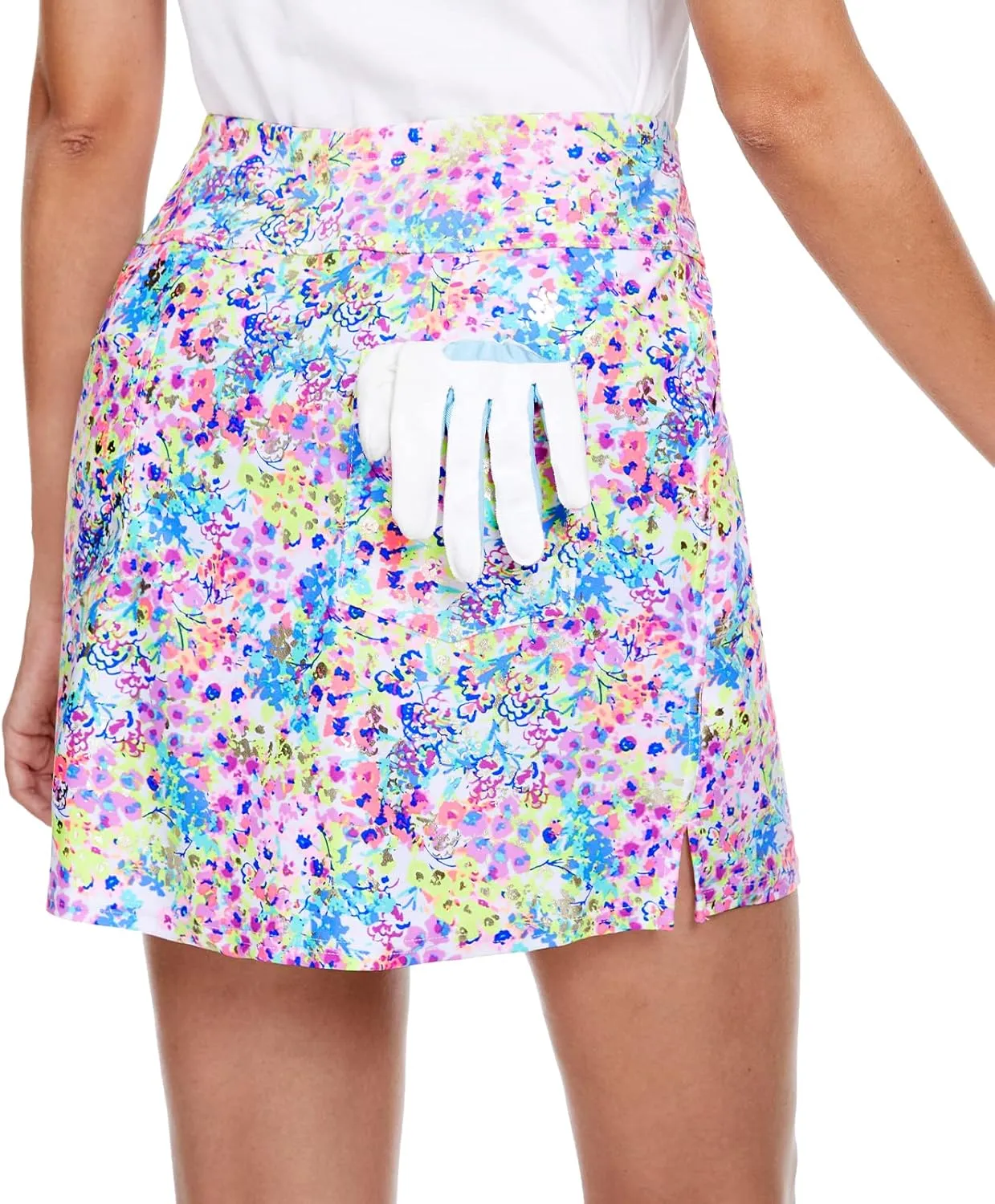 M MOTEEPI 16" Golf Skirt for Women Tennis Skirt with 4 Pockets High Waisted Athletic Skorts Skirts