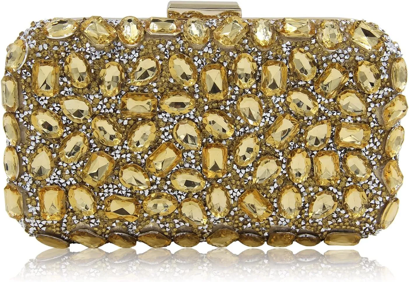 Milisente Clutch Purses For Women Crystal Clutches Evening Bags Gemstone Clutch Purse For Wedding Formal