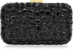 Milisente Clutch Purses For Women Crystal Clutches Evening Bags Gemstone Clutch Purse For Wedding Formal
