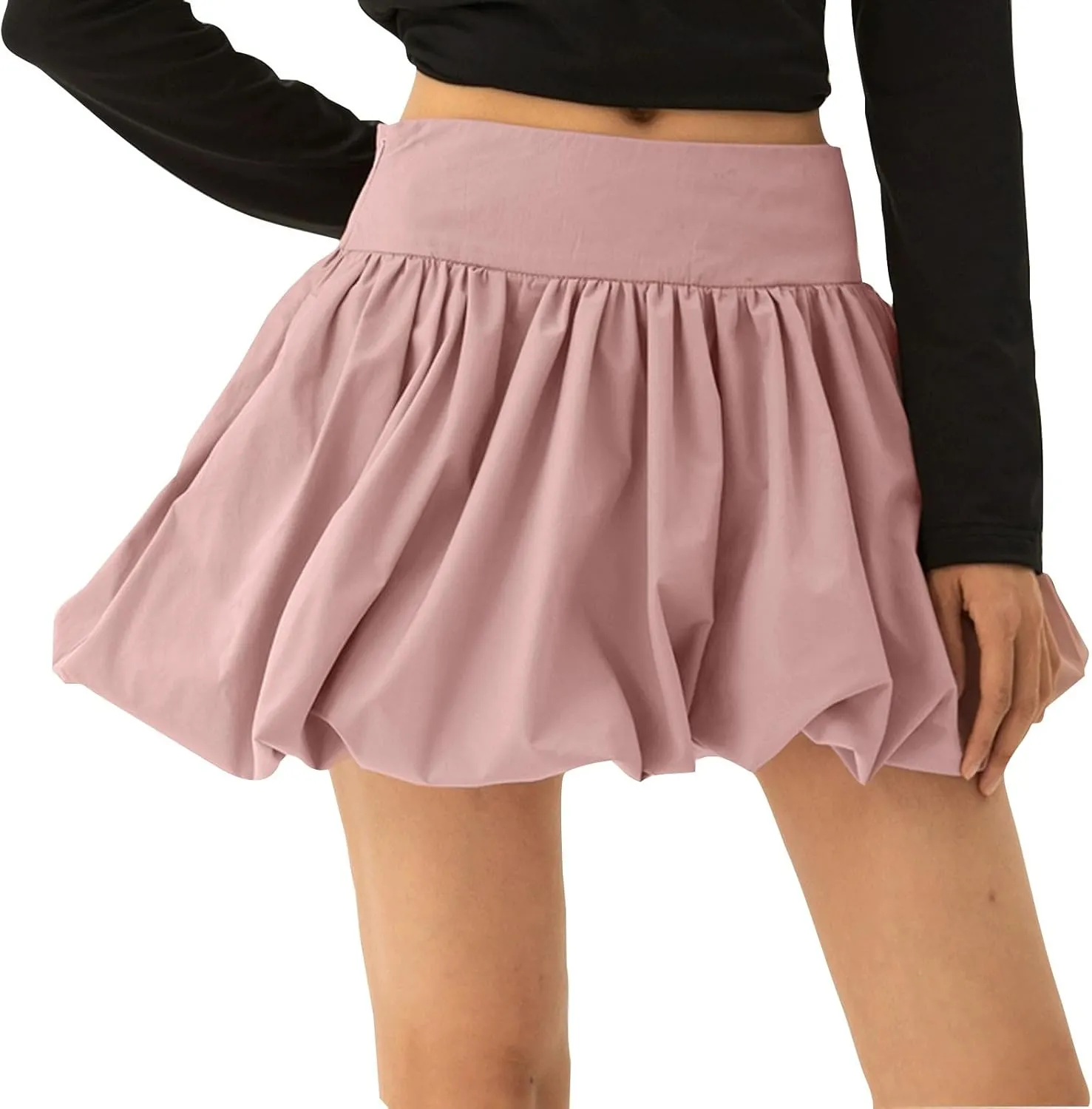 Mini Skirts for Women High Waisted Fashion Short Skirt Summer Lightweight Casual Skater Skirt Pleated Skirt