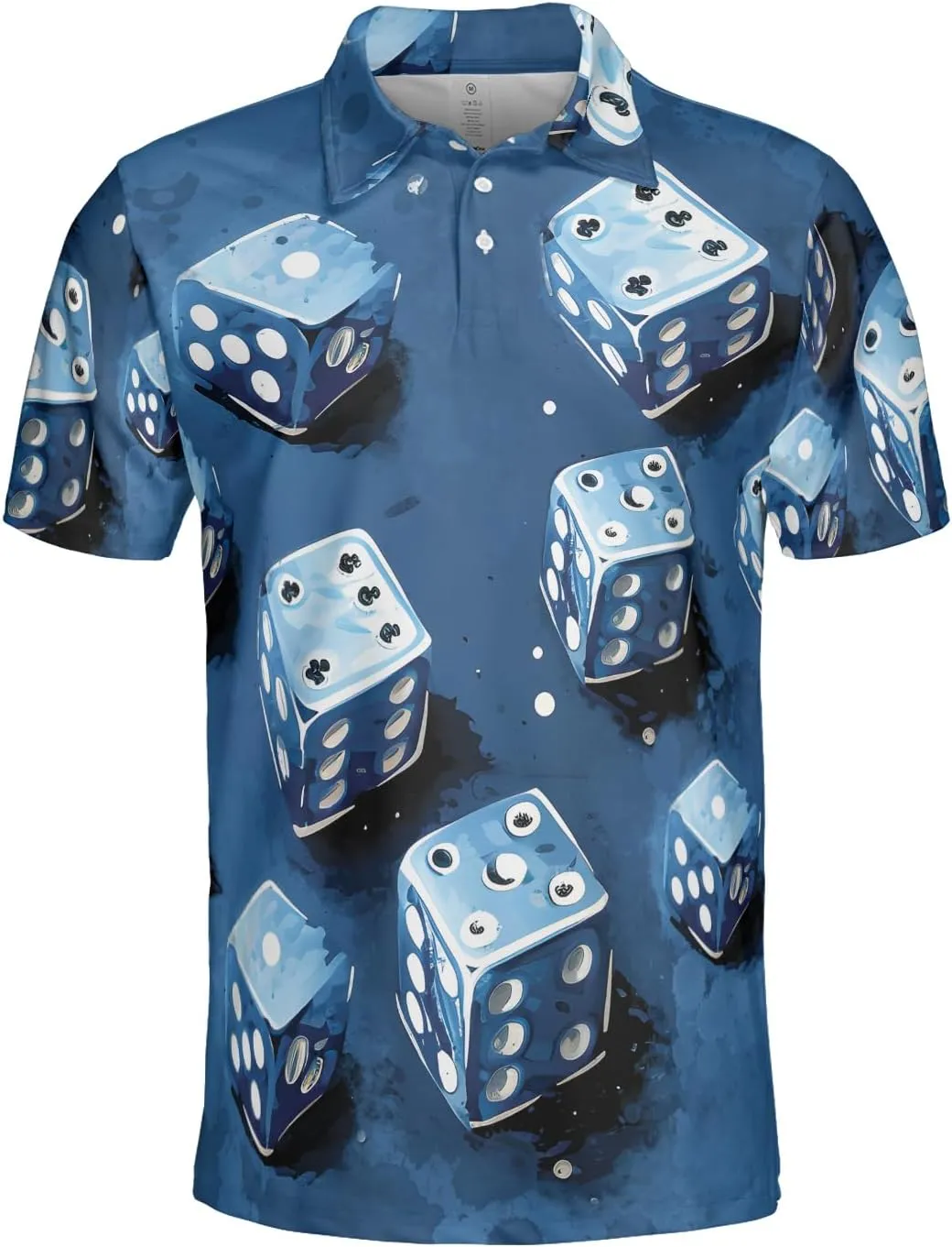 Mythical Dragon Polo Golf Shirts for Men Women - Dungeon Mens Polo Shirts Short Sleeve Mens Polo Shirts Dry Fit Serie 52
