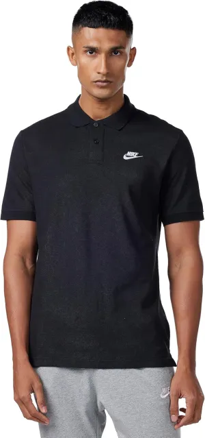 Nike M NSW Ce Polo Matchup Pq T-Shirts & Polo Shirts Men Black/White - XS - Short-Sleeved Polo Shirts Shirt