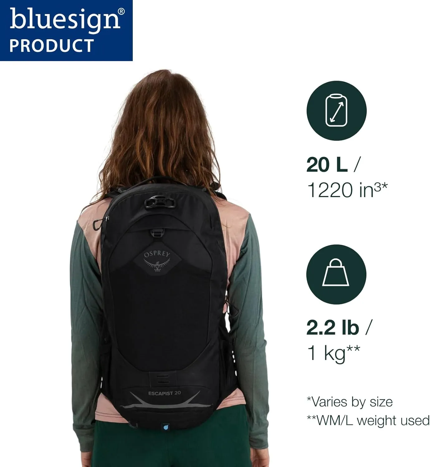 Osprey Escapist 20 Backpack, tan Concrete, M-L