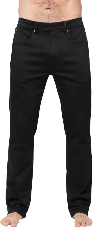 PajamaJeans Mens Pull On Jeans - Elastic Waist Pants Men - Pajama Jeans Denim Slim Straight Sweatpant Jeans Men Pull Up Jeans
