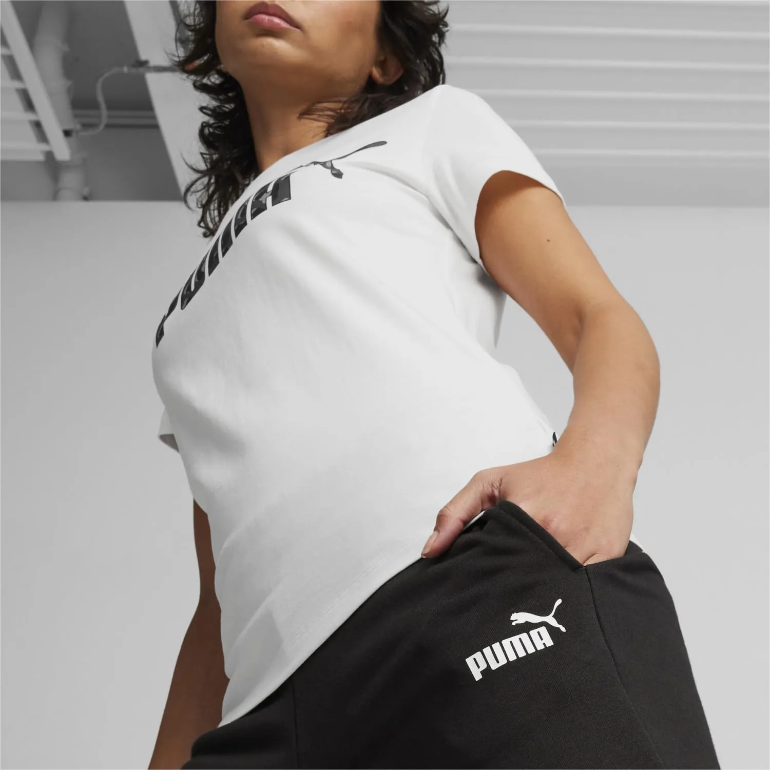 PUMA Women's Essentials  Straight Leg French Terry Sweatpants