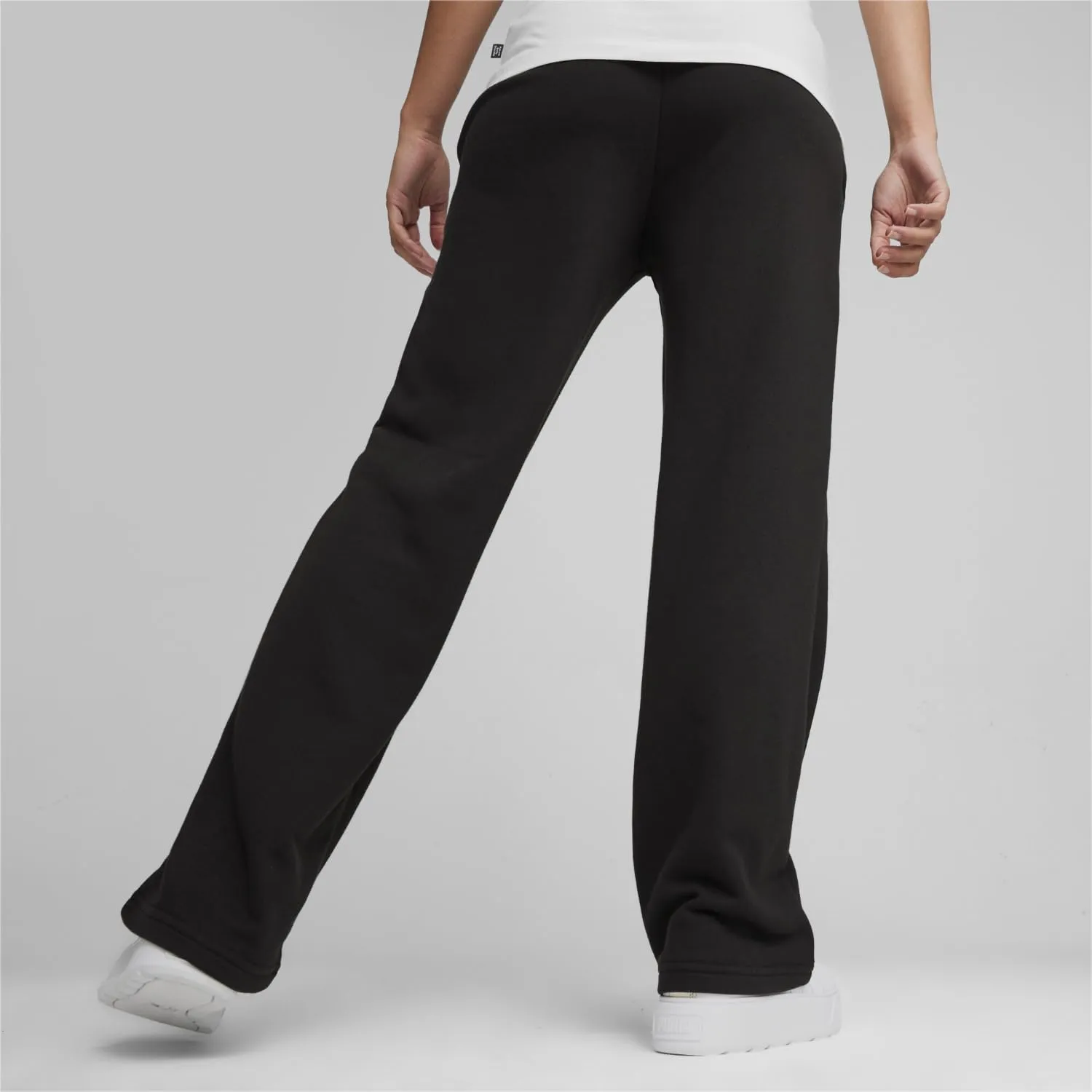 PUMA Women's Essentials  Straight Leg French Terry Sweatpants