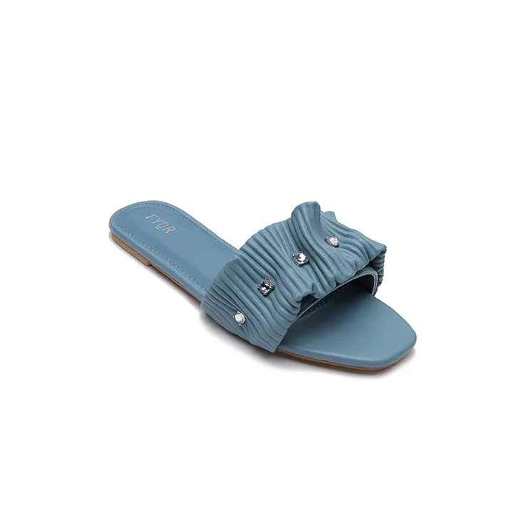 Ruched Slide Sandal MY 220
