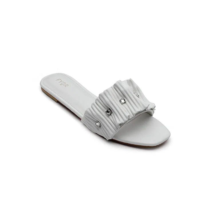 Ruched Slide Sandal MY 220