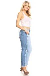 SPOTLIGHT FRAYED JEANS