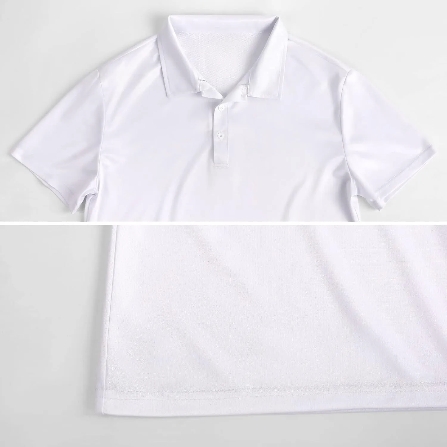 Starry Space Mens Polo Shirts Quick Dry Short Sleeve T-shirts Slim Tennis Collared Tees Tops