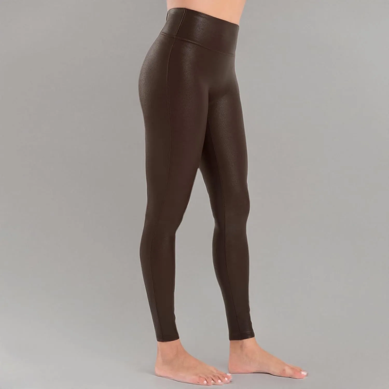 Tagoo Faux Leather Leggings for Women Tummy Control Dressy Leggings High Waisted Pleather Pants Disco Outfits