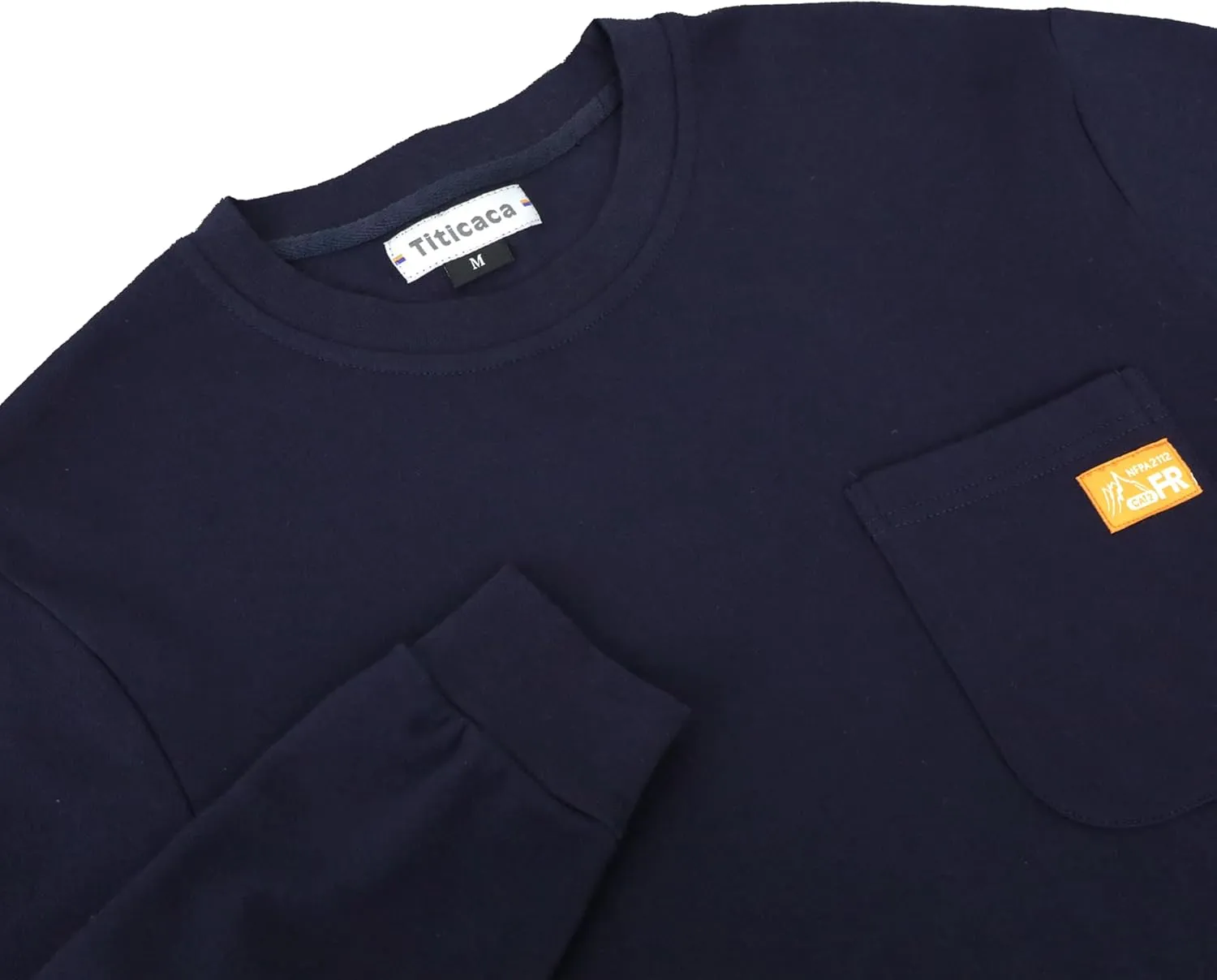 Titicaca FR Shirts Flame Resistant T Shirts 100% Cotton Men's Pre-Washed Fire Retardant T-Shirts