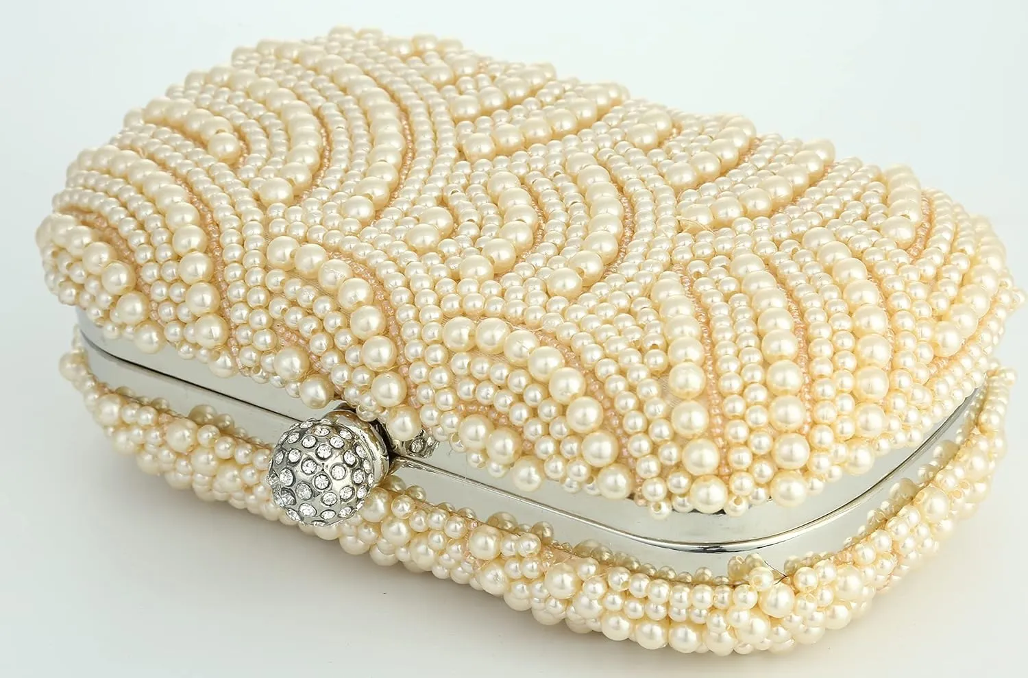 WERJO&FOUSA Women Clutches Purses for Wedding Envelope Beaded Purses Prom Wedding Evening Purses