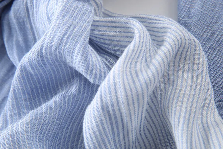 West Louis Plaid Woven Wrinkled Scarf