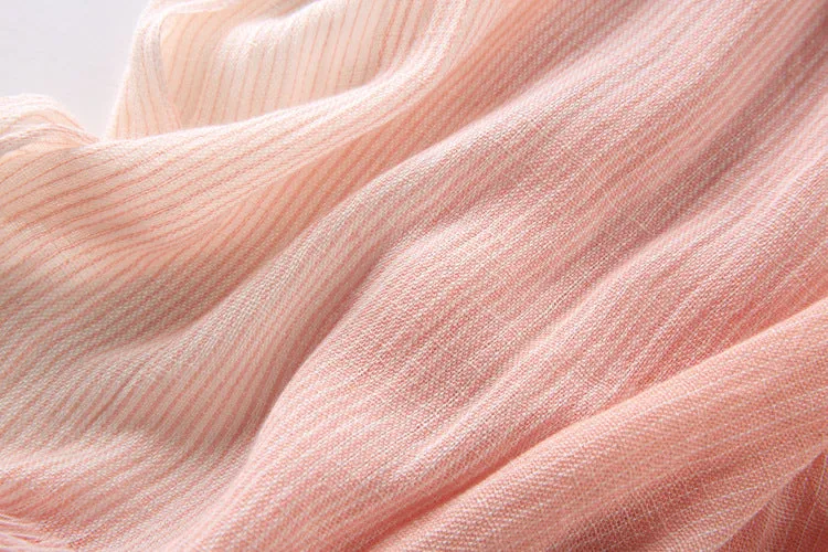 West Louis Plaid Woven Wrinkled Scarf