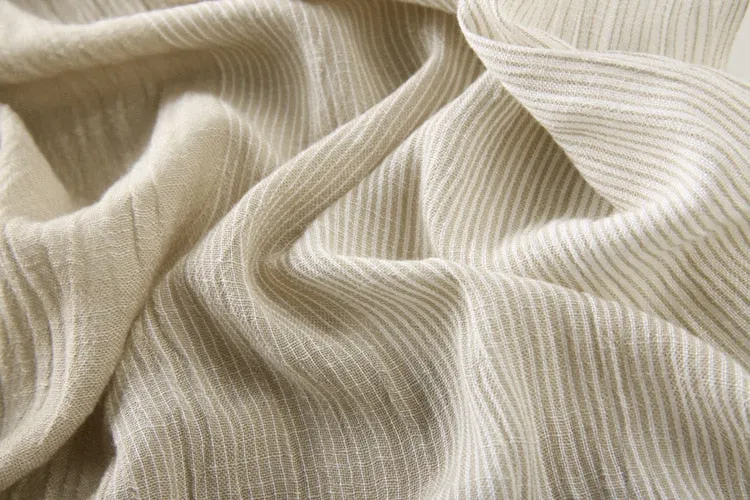West Louis Plaid Woven Wrinkled Scarf