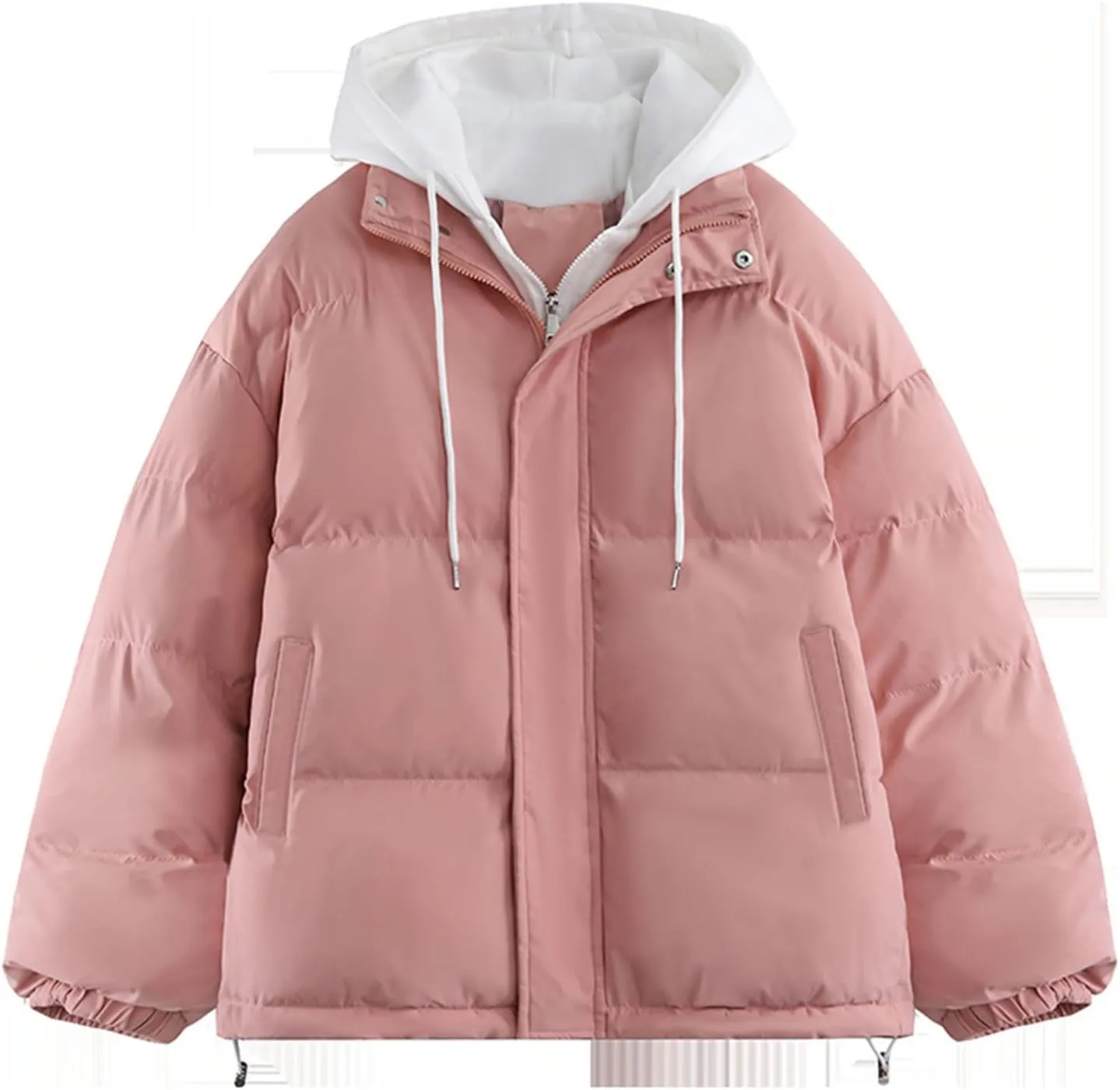 Winter Jacket Women Overcoat Thick Down Cotton Padded Short Parkas Plus Size Casual Hooded Coat Female
