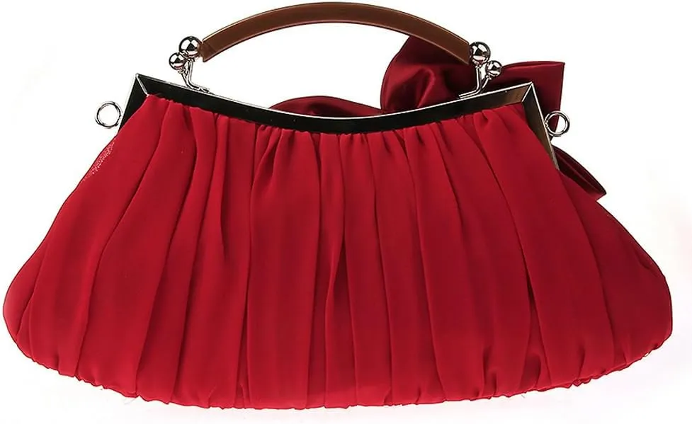 Women's Fashion Flower Evening Handbags Bride and Bridesmaid Wedding Clutches Prom Cocktail Party Handbags