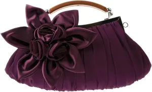 Women's Fashion Flower Evening Handbags Bride and Bridesmaid Wedding Clutches Prom Cocktail Party Handbags