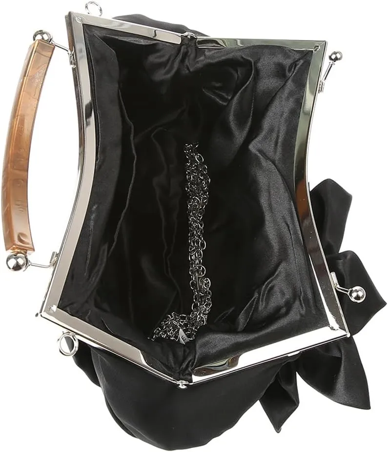 Women's Fashion Flower Evening Handbags Bride and Bridesmaid Wedding Clutches Prom Cocktail Party Handbags