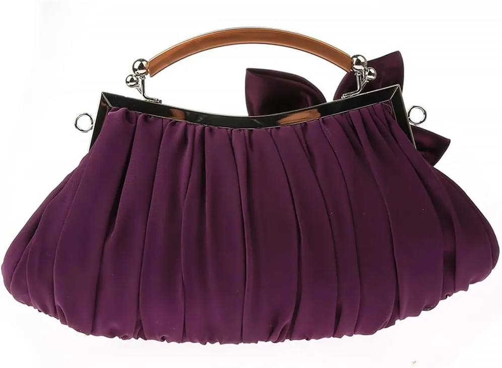 Women's Fashion Flower Evening Handbags Bride and Bridesmaid Wedding Clutches Prom Cocktail Party Handbags