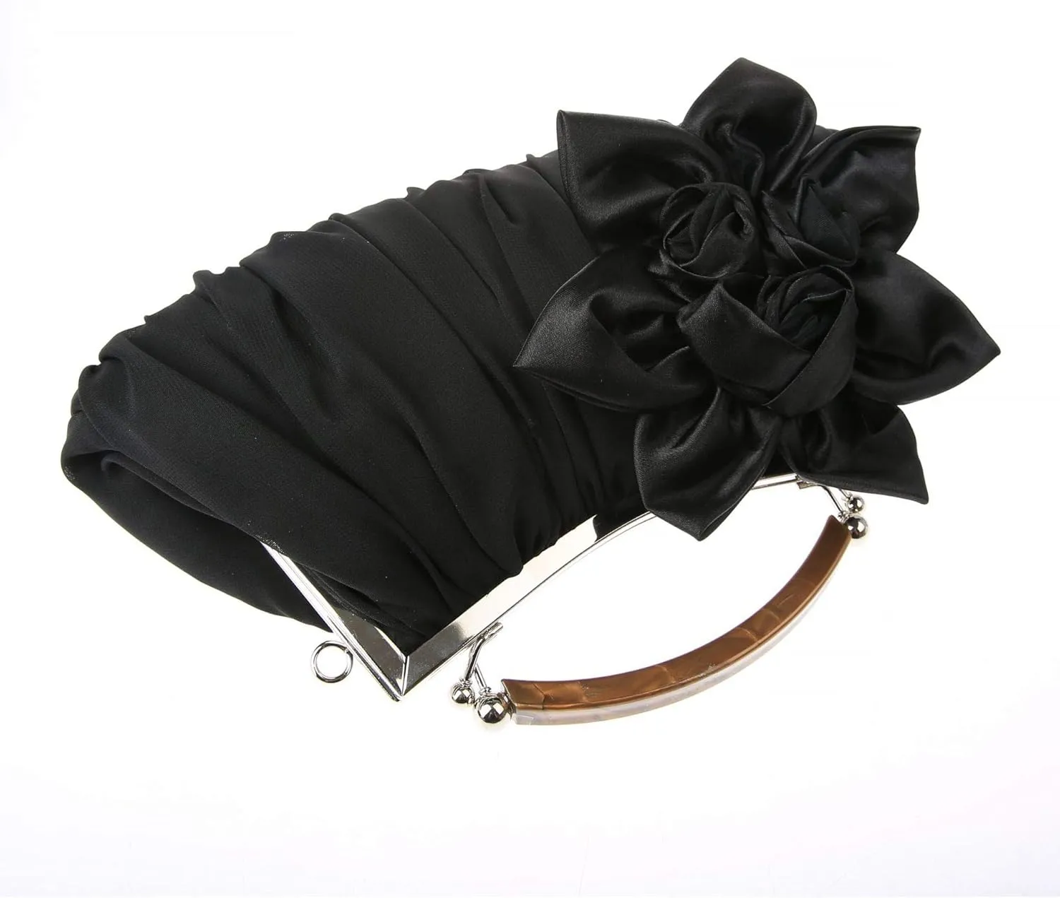 Women's Fashion Flower Evening Handbags Bride and Bridesmaid Wedding Clutches Prom Cocktail Party Handbags