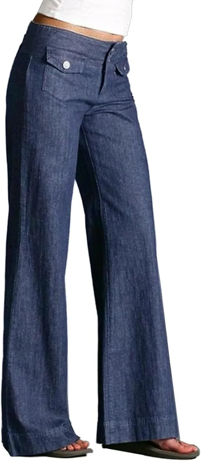 Womens Jeans Up Mid Pants Waisted Trousers Jeans Lace Poket Denim Women's Jeans Jeans for Women Trendy Black Pants