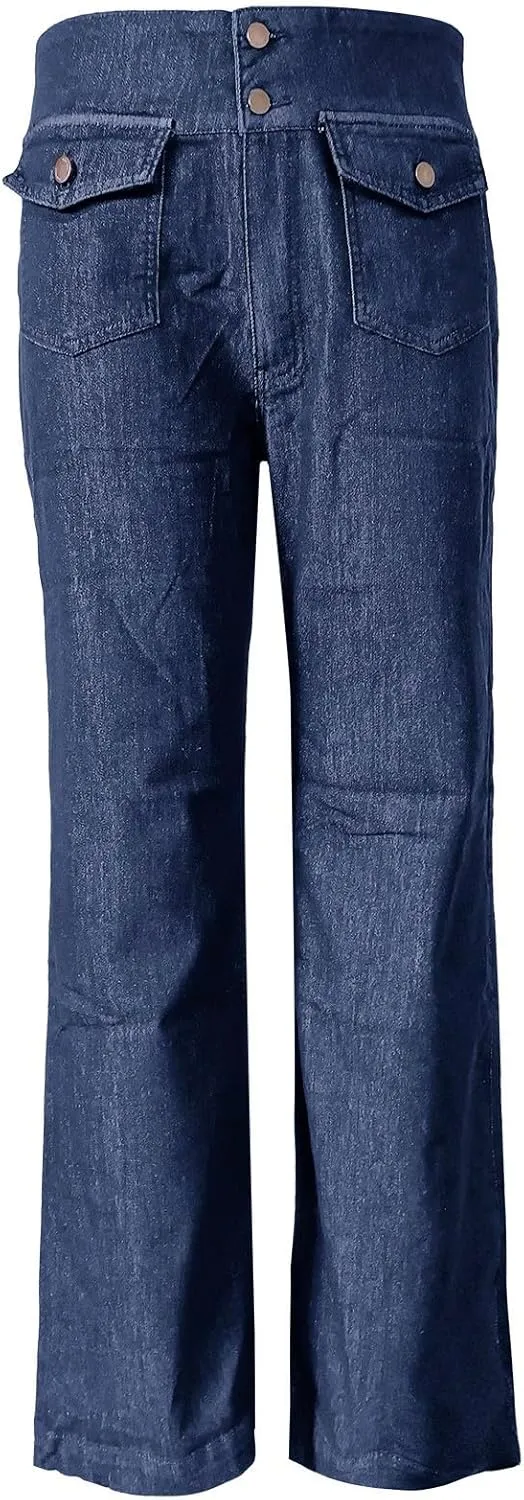 Womens Jeans Up Mid Pants Waisted Trousers Jeans Lace Poket Denim Women's Jeans Jeans for Women Trendy Black Pants