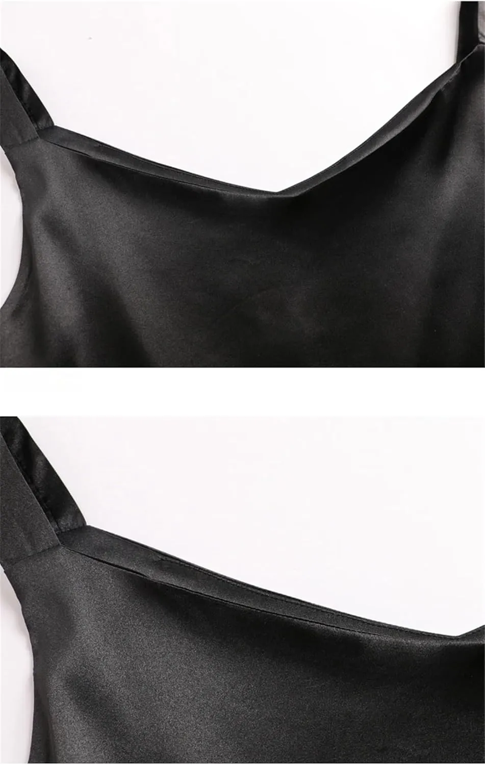 Womens Satin Silk Thin T-Shirts Sleeveless Backless Camisole Tops